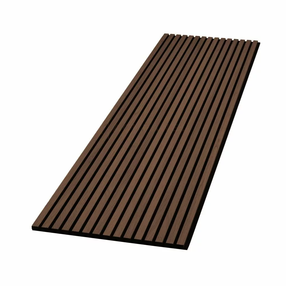 Dark Oak Decorative Acoustic Slat Wall Panel