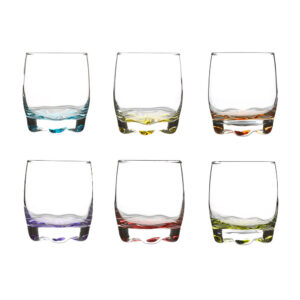 Simply Home Box of 6 Coral Whisky Glasses