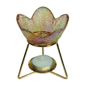 Wax Melt Burner - Petal Amber 11cm