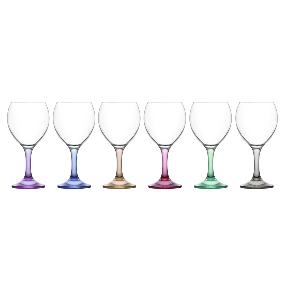 Simply Home Box of 6 Coral Water/Wine Glass