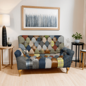 Barton Patchwork 2 Seater Sofa
