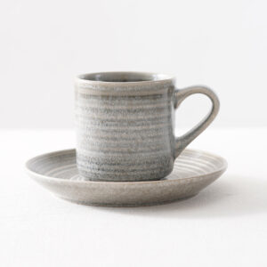 Carnaby Bloomsbury 200ml Cup & Saucer - Grey