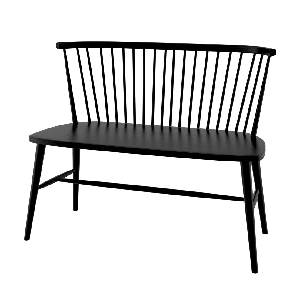 Oslo Dining Bench Black Beech