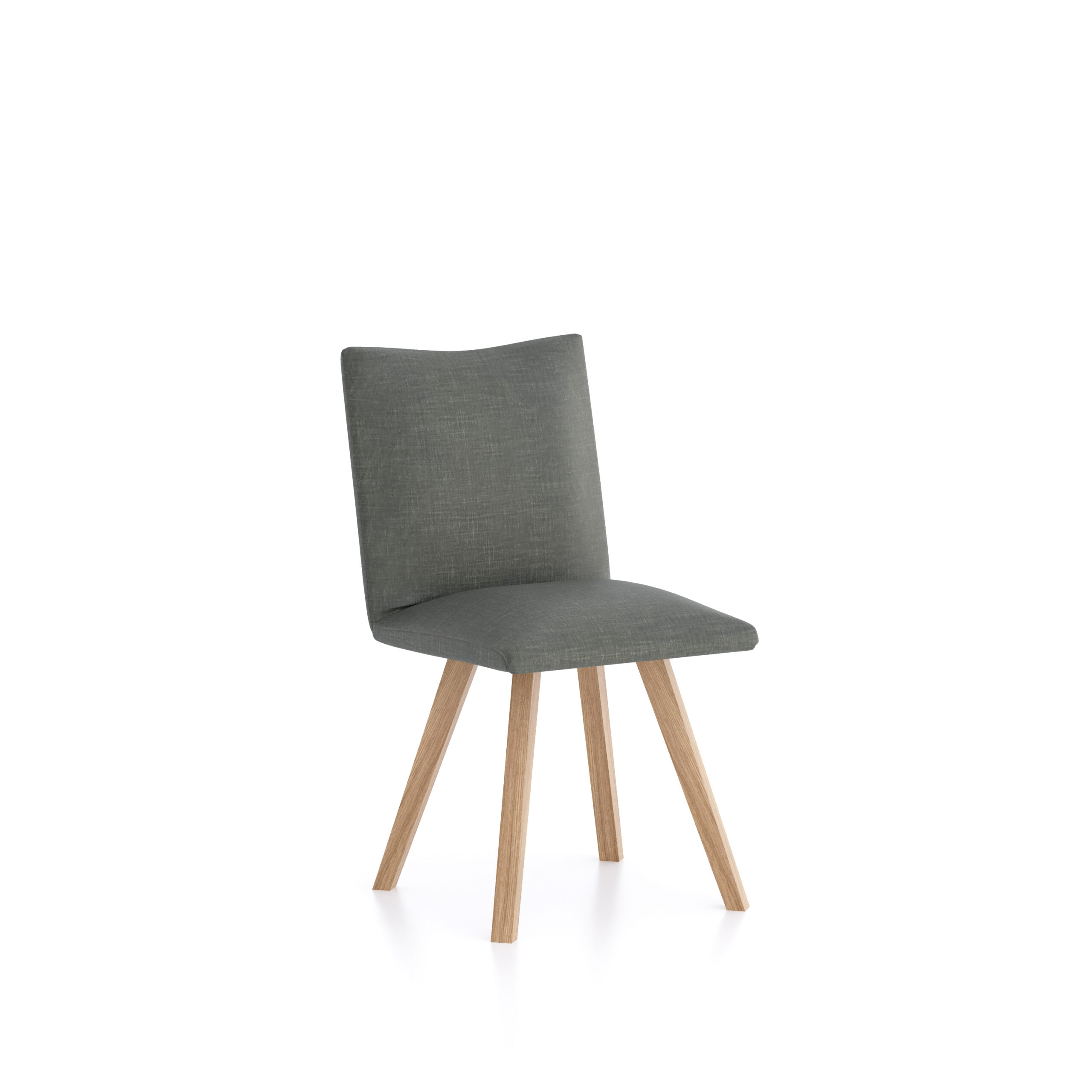 Bergen White Oak Dining Chair - Basalt 