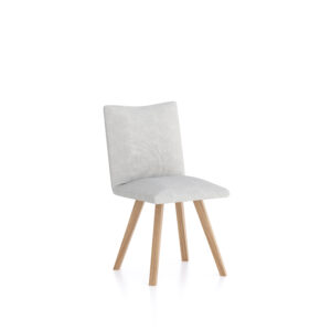 Bergen White Oak Dining Chair - Linen