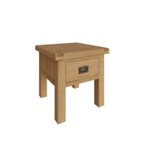Canterbury Oak Lamp Table with Drawer
