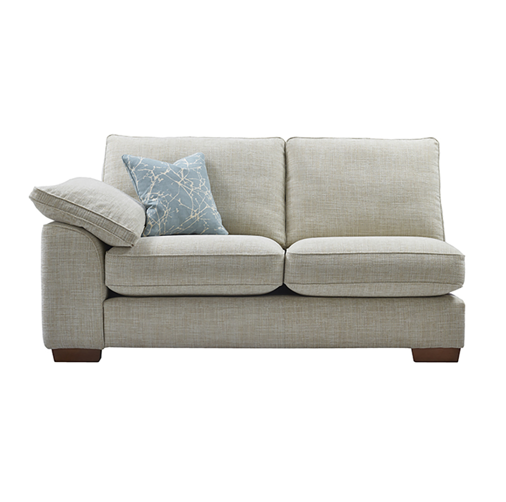 3 Seater End LHF Aqua Clean
