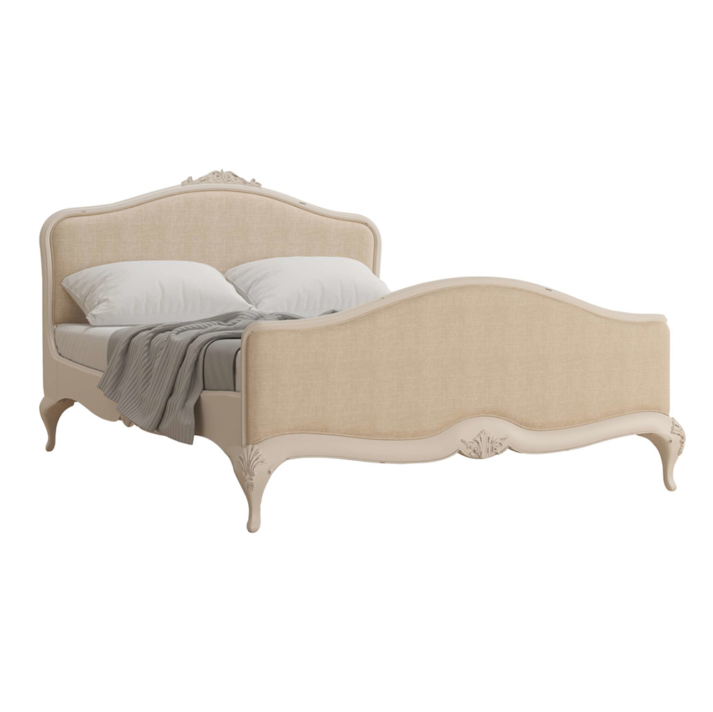 Willis & Gambier Ivory Upholstered 150cm Bedstead - SD/1605W