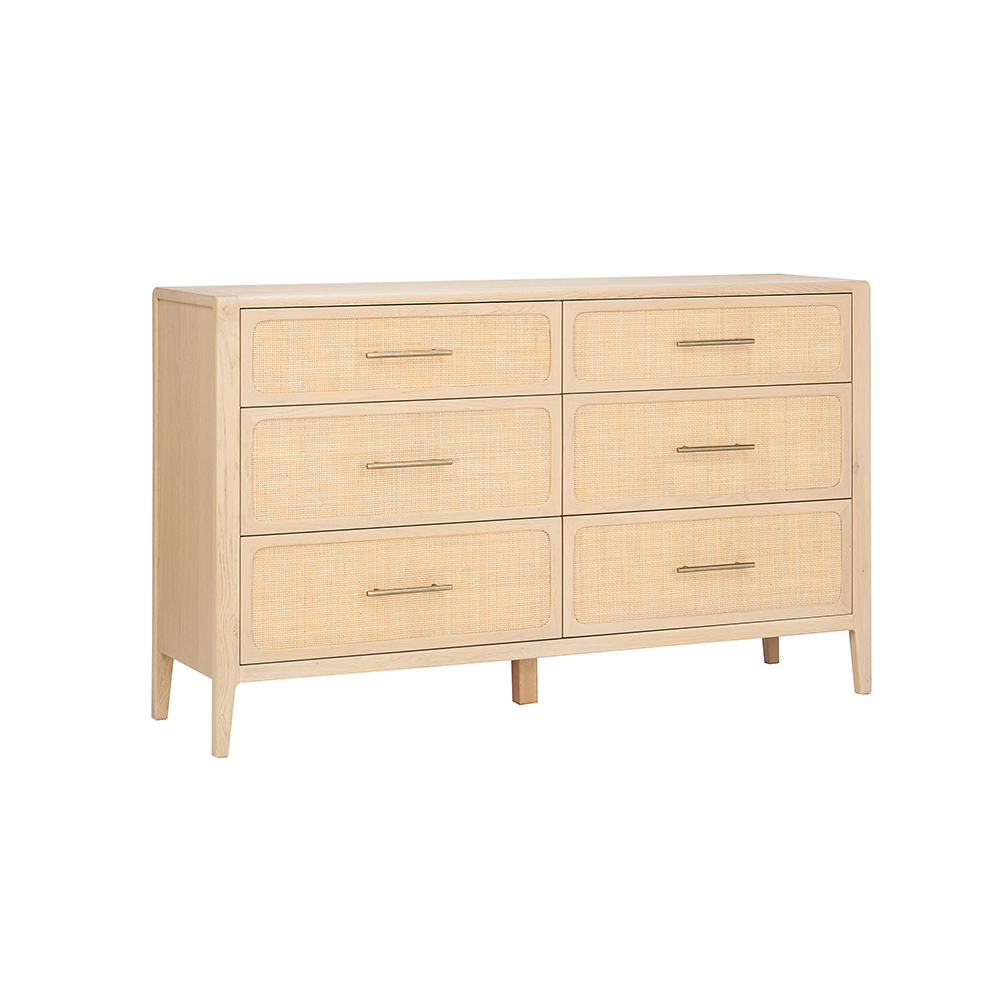 Willis & Gambier Casera 6 Drawer Chest - CAE6WCHOAK