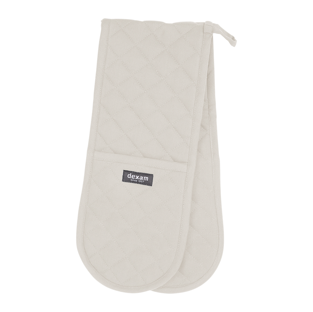 Love Colour Double Oven Glove - Stone