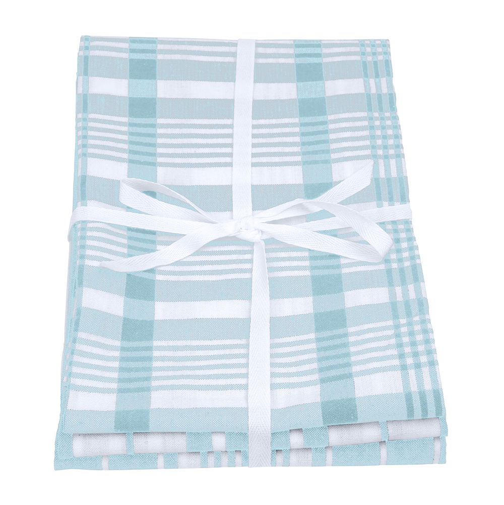 Love Colour Set Of 3 Extra Large Tea Towels - Duck Egg