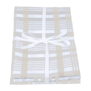 Love Colour Set Of 3 Extra Large Tea Towels - Stone