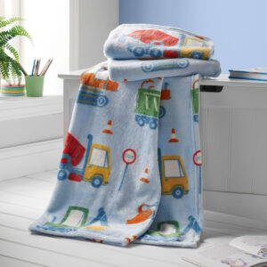 Catherine Lansfield Digger Dreams Throw - 130 x 170cm