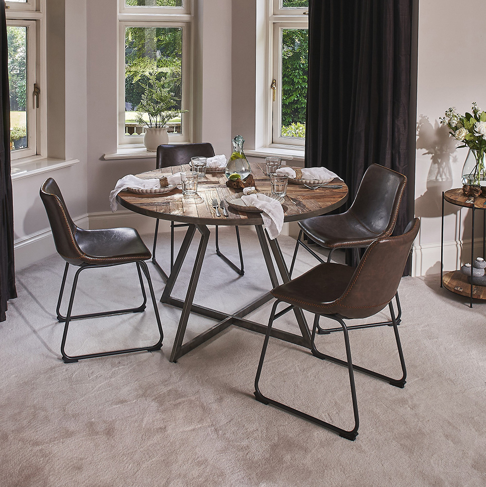 Sawyer Round Dining Table 120cm dia