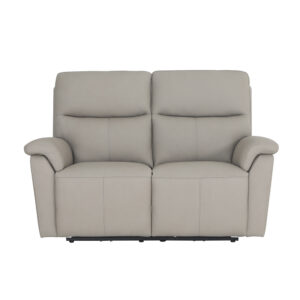 Palermo 2 Seater Double Power Recliner - Europa Stone