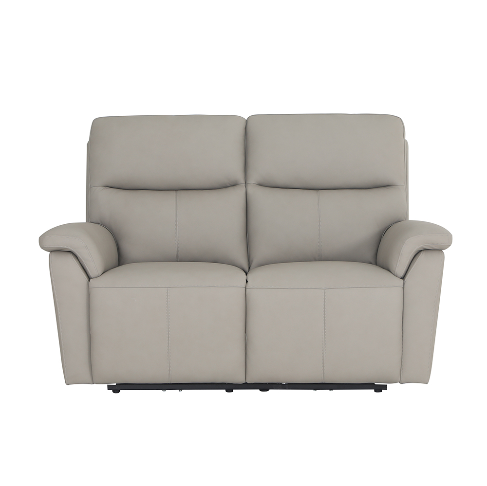 Palermo 2 Seater Double Power Recliner - Europa Stone