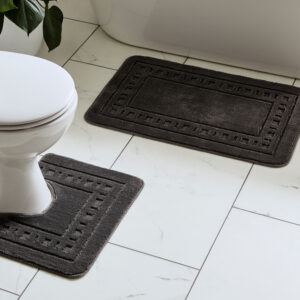 Catherine Lansfield Armoni 2 Piece Bathset - Grey