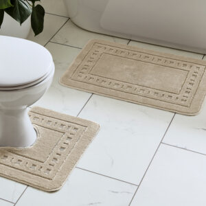 Catherine Lansfield Armoni 2 Piece Bathset - Natural