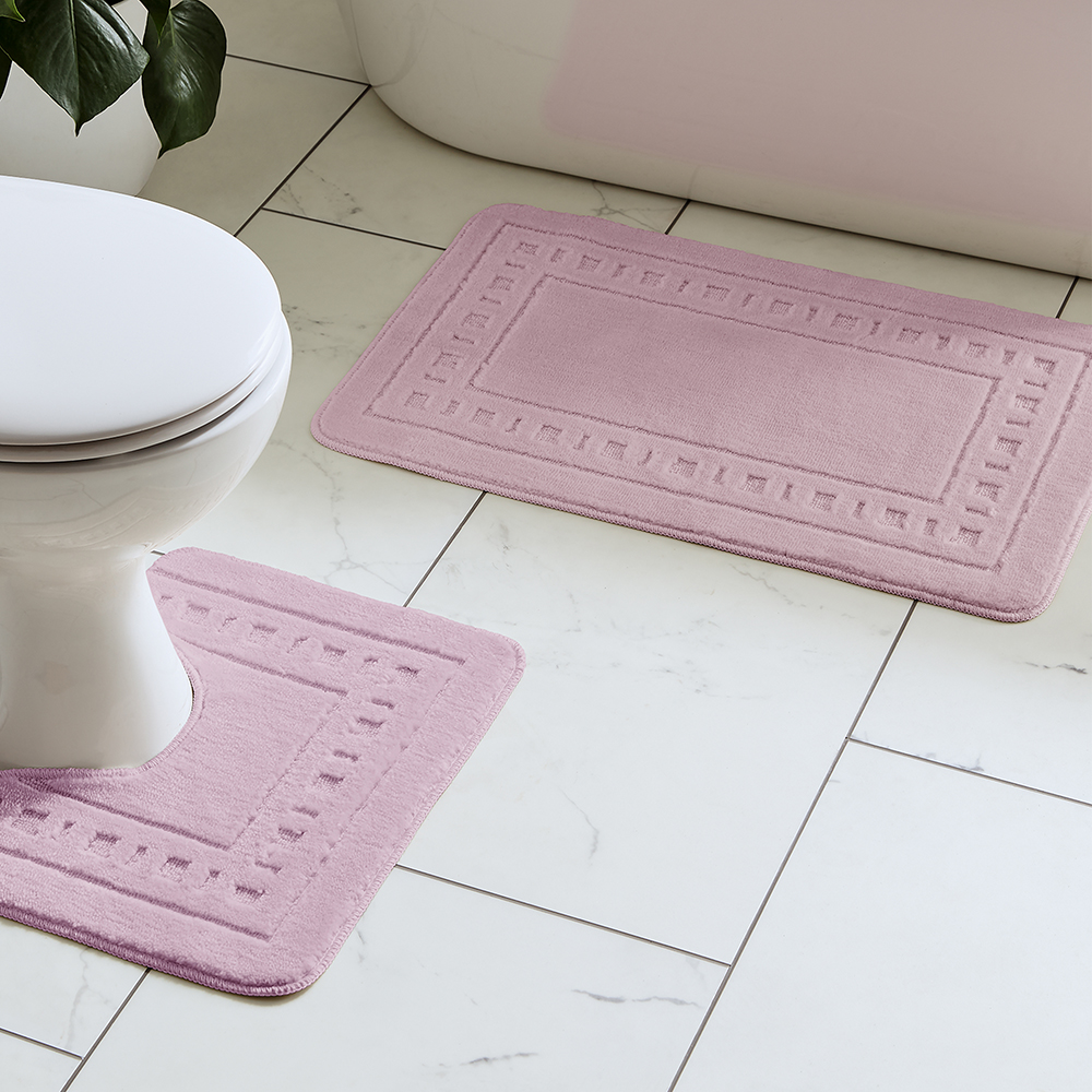 Catherine Lansfield Armoni 2 Piece Bathset - Pink