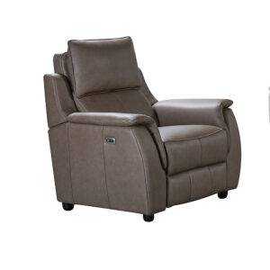 Monza Power Recliner Chair - Dark Taupe