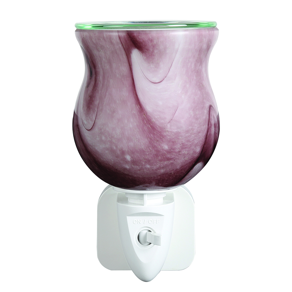 Wax Melter Plug In - Purple Swirl 12cm