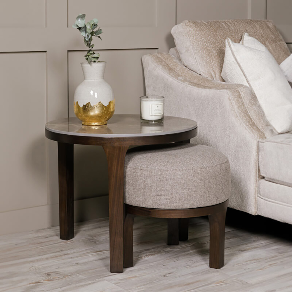 Alexis Nesting Footstool 