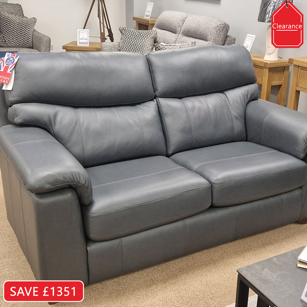 Columbus Fixed 2 Seater & Power Chair Leather Set