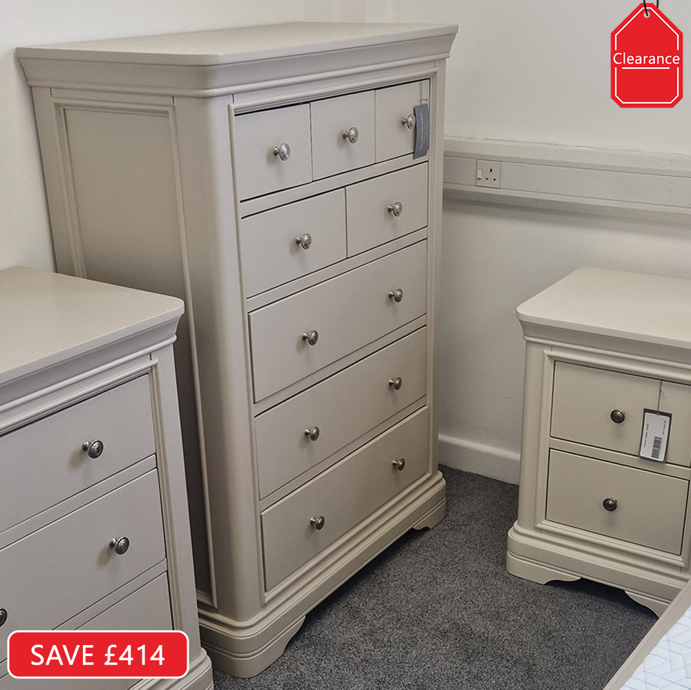 Marseille Tall 8 Drawer Chest
