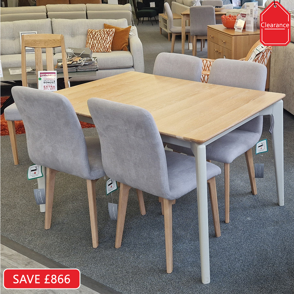 Millie Extending Table and x4 Chairs Set