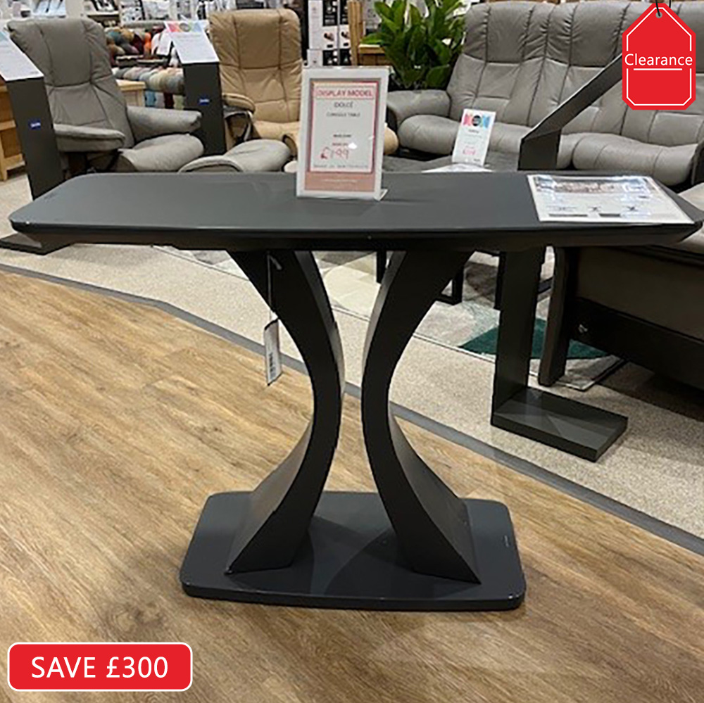 Dolce Console Table - Charcoal