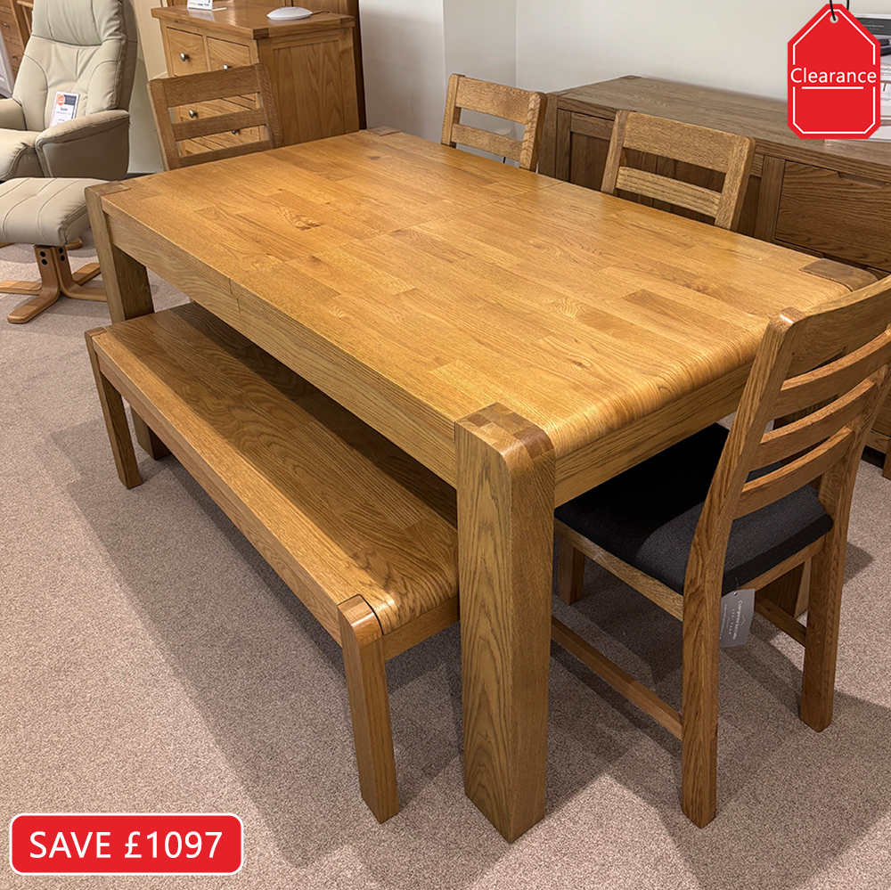 Brooklyn Table, Chairs & Bench Set