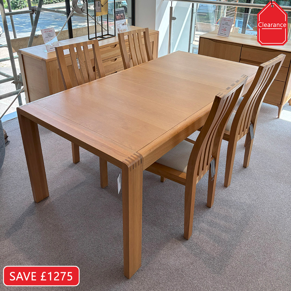 Ercol Bosco Table & 4 Chairs Set