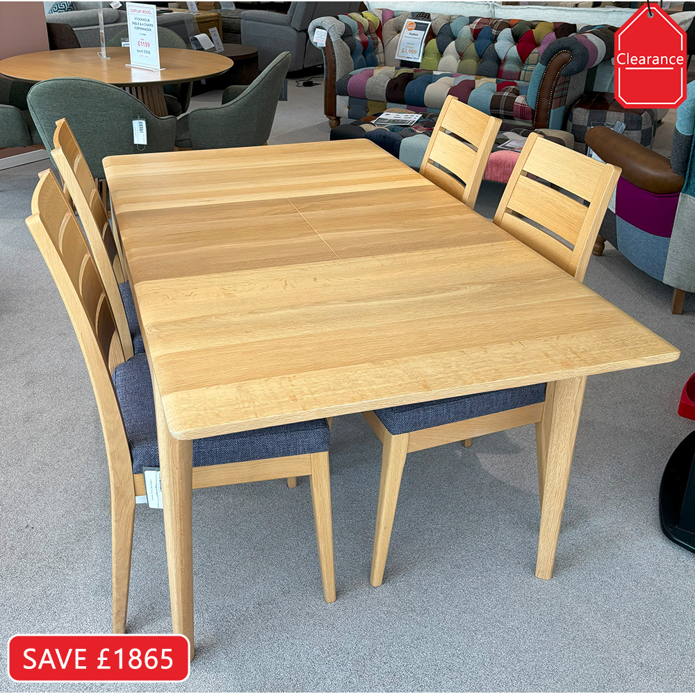 Ercol Romana Small Table & 4 Chairs Set