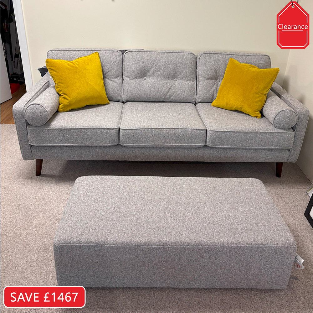 G Plan Vintage Edie 3 Seater, Armchair & Stool Set